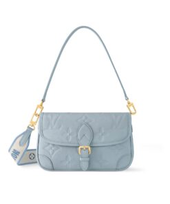 Louis Vuitton Diane Monogram Empreinte Blue For Women 24cm/9.4in M46846