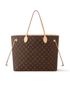 Louis Vuitton Neverfull GM Tote Bag 15.4in/ 39cm Brown Monogram Gold Hardware For Women M46978