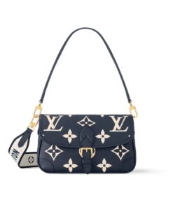Louis Vuitton Diane Monogram Navy/Crème For Women, 9.4in/24cm M47161