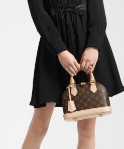 Alternative view of Louis Vuitton Alma BB Monogram Canvas Beige For Women, Women’s Handbags, Shoulder And Crossbody Bags 9.2in/23.5cm LV M53152