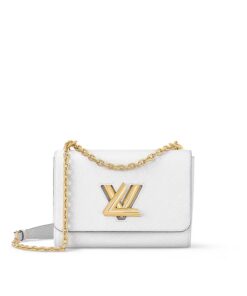 Louis Vuitton Twist Epi White For Women, Shoulder And Crossbody Bags 9in/23cm