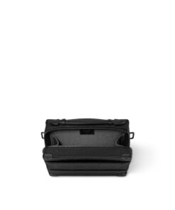 Louis Vuitton Handle Soft Trunk Black Taurillon Monogram For Men 8.5in/22cm LV M59163 - Image 8
