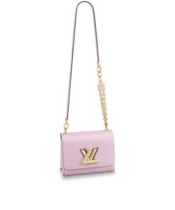 Louis Vuitton Twist PM Monogram Flower Wisteria Purple For Women, Shoulder And Crossbody Bags 9.1in/23cm LV M59405