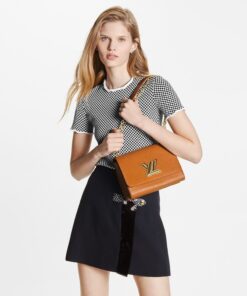 Alternative view of Louis Vuitton Twist MM Epi Gold Miel Brown For Women, Shoulder And Crossbody Bags 9.1in/23cm LV M59686