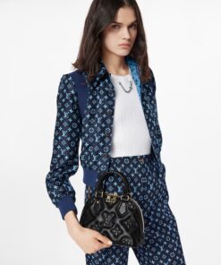 Alternative view of Louis Vuitton Alma BB Top Handle Bag 9.6in/ 24.5cm Black Gold Hardware For Women M59793