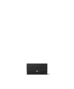 Louis Vuitton Iris Wallet Monogram Canvas Black For Women, 7.48in/19cm LV M60143