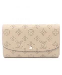 Louis Vuitton Iris Wallet Monogram Canvas Greige 19cm For Women M60144