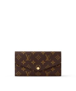 Louis Vuitton Sarah Wallet Monogram Canvas Brown for Women 7.5in/19cm M60531