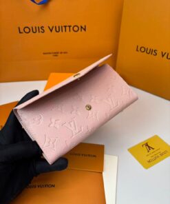 Louis Vuitton Sarah Wallet Combines Monogram Empreinte Rose Ballerine Pink For Women M61291 - Image 3