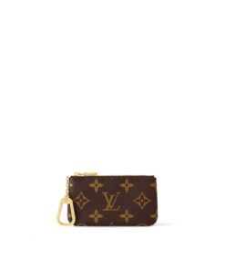 Louis Vuitton Key Pouch Monogram Canvas For Women 12cm M62650