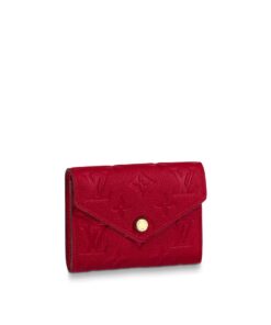 Louis Vuitton Victorine Wallet Scarlet Red 4.7in/12cm For Women M63701