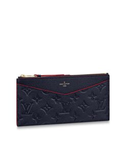 Louis Vuitton Pochette Melanie BB Monogram Empreinte Dark Blue For Women, 7.9in/20cm M68713