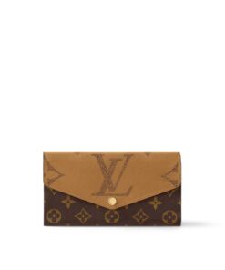 Louis Vuitton Sarah Wallet Monogram and Monogram Reverse Canvas For Women, 7.5in/19cm – M80726