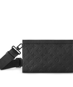Louis Vuitton Gaston Wearable Wallet Black For Men, 22cm / 8.7in – M81115