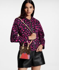 Alternative view of Louis Vuitton LV x YK Petit Sac Plat Tote Bag 5.5in 14cm Brown Gold Hardware For Women M82112