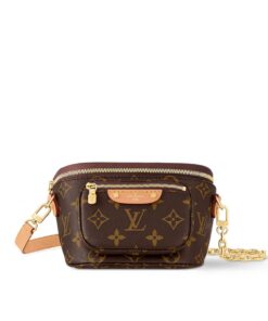 Louis Vuitton Mini Bumbag Brown For Women 17cm / 6.7 in M82335