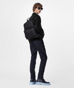 Alternative view of Louis Vuitton Campus Backpack Damier Infini Onyx Silver For Men, 39cm LV N40306