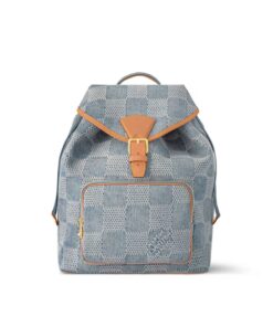 Louis Vuitton Montsouris Backpack Denim For Men 32cm/12in N40708