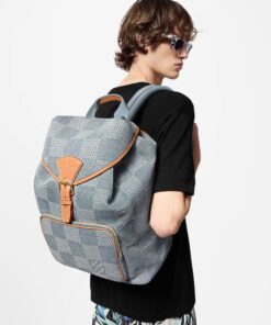 Alternative view of Louis Vuitton Montsouris Backpack Denim For Men 32cm/12in N40708
