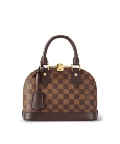 Louis Vuitton Alma BB Damier Ebene Canvas For Women, Shoulder And Crossbody Bags 9.3in/23.5cm LV N41221