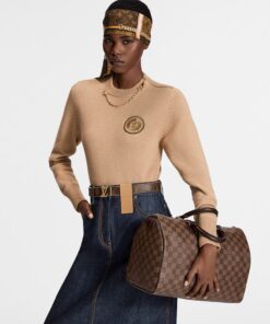 Alternative view of Louis Vuitton Speedy 35 Damier Ebene Canvas For Women, Women’s Handbags, Travel Bags 13.8in/35cm LV N41363