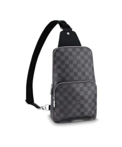 Louis Vuitton Avenue Sling Bag Damier Graphite Canvas For Men, Shoulder and Crossbody Bags 12.2in/31cm LV N41719