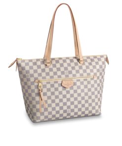 Louis Vuitton Lena MM Damier Azur Canvas 11.8in/30cm For Women N44040