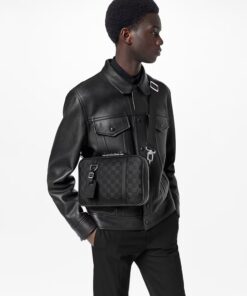 Alternative view of Louis Vuitton Sirius Messenger Damier Infini Onyx For Men, Men’s Bags, Shoulder And Crossbody Bags 10.6in/27cm LV N45286