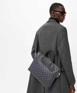 Alternative view of Louis Vuitton Porte Documents Jour Business Bag Damier Graphite For Men, Shoulder and Crossbody Bags 14.6in/37cm LV N48260
