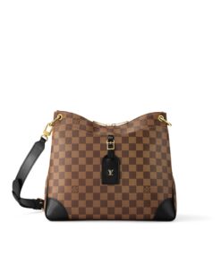 Louis Vuitton Odeon MM Damier Ebene Brown 12.2in/31cm For Women N50062