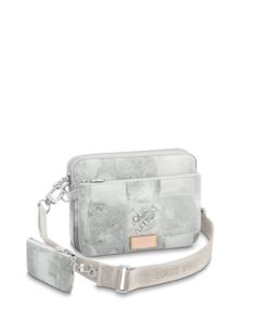 Louis Vuitton Trio Messenger Damier Salt Gray For Men, Men’s Bags, Shoulder And Crossbody Bags 9.5in/25cm LV N50068