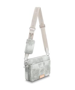 Louis Vuitton Trio Messenger Damier Salt Gray For Men, Men’s Bags, Shoulder And Crossbody Bags 9.5in/25cm LV N50068 - Image 11