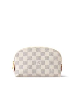 Louis Vuitton Pochette Cosmetic PM Pouch Grey For Women, 7.5 Inches/ 19 Cm – N60024