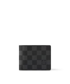 Louis Vuitton Slender Wallet Damier Graphite Canvas For Men, 4.3in/11cm – N63261