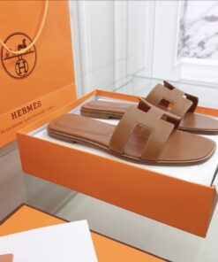Hermes Oran Sandal Brown For Women H021056Z 03350 - Image 4
