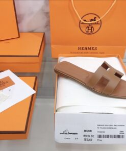 Hermes Oran Sandal Brown For Women H021056Z 03350 - Image 3