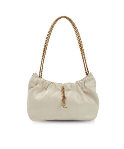 Saint Laurent Mini Shoulder Bag White For Women 9.4in/24cm P00596048
