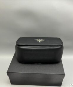 Prada Small Shoulder Bag In Black For Women 9in/ 23cm 1BD314_2DKV_F0002_V_3OO - Image 4