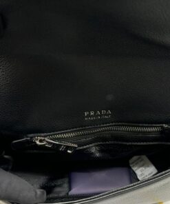 Prada Small Shoulder Bag In Black For Women 9in/ 23cm 1BD314_2DKV_F0002_V_3OO - Image 9