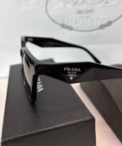 Prada Sunglasses Squares Gradient Black For Women - Image 4