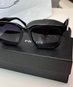 Prada Sunglasses Squares Gradient Black For Women - Image 5