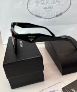 Prada Sunglasses Squares Gradient Black For Women - Image 6
