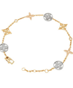 Louis Vuitton Idylle Blossom bracelet, 3 golds and diamonds for Women Q95286