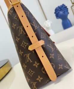 Louis Vuitton CarryAll PM Shoulder Bag 11.4in/ 28.9cm Monogram Brown Gold Hardware For Women M46203 - Image 4