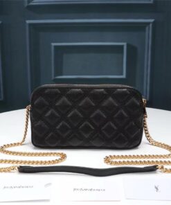 Saint Laurent Becky Crossbody Bag Black For Women 7in/18cm YSL P00533588 - Image 3