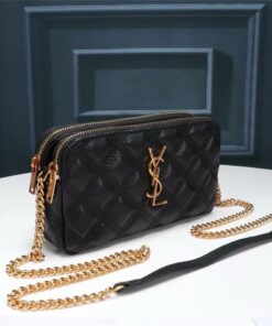 Alternative view of Saint Laurent Becky Crossbody Bag Black For Women 7in/18cm YSL P00533588