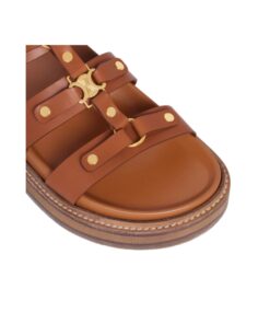Alternative view of Celine Slides Tippi Calfskin Brown For Women 352343766C.04LU