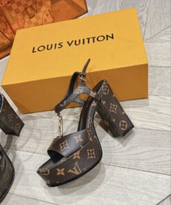 Louis Vuitton Sparkle Sandal Brown For Women - Image 6
