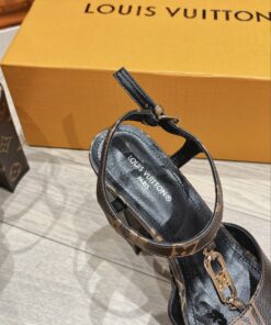 Louis Vuitton Sparkle Sandal Brown For Women - Image 4