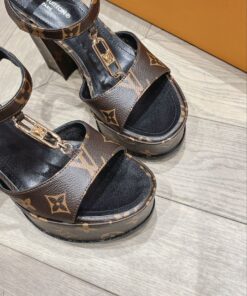 Louis Vuitton Sparkle Sandal Brown For Women - Image 3